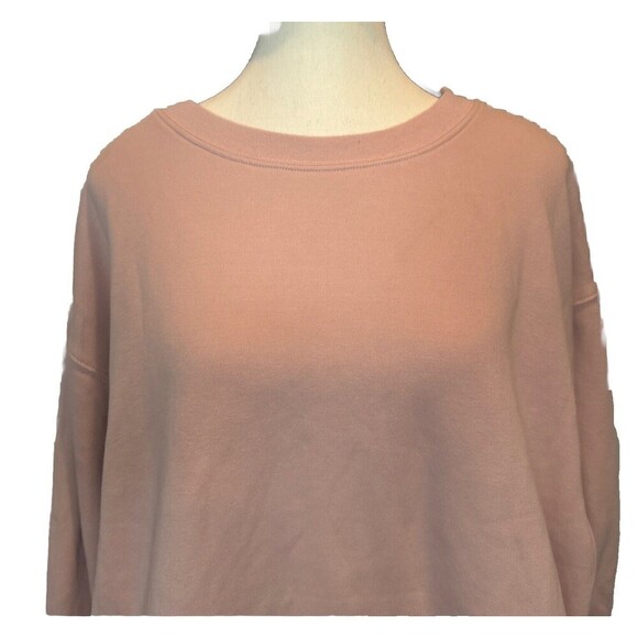 Women’s Fabletics PINK Long Sleeve Crewneck Sweatshirt Size XL - Picture 2 of 8